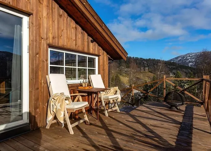Great Mountain In Sirdal With Hot Tub And Views!